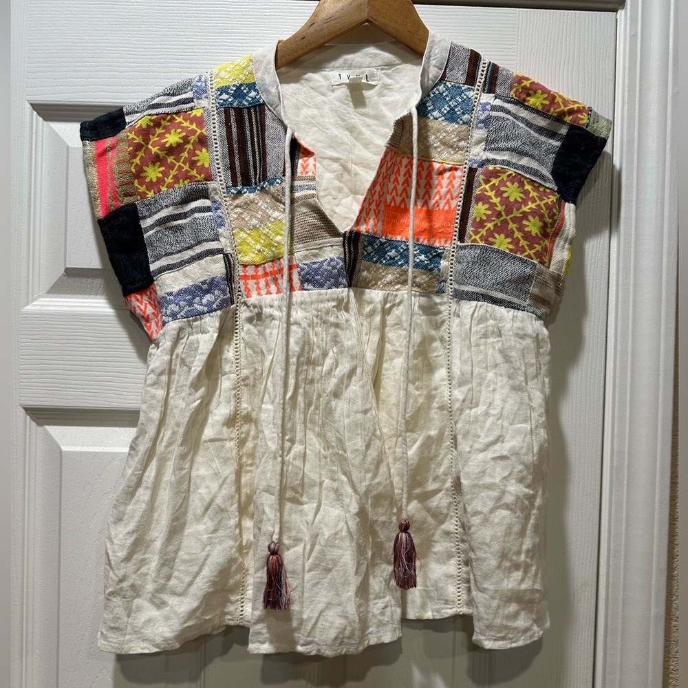 THML Quilted Boxy Top - Size XS
